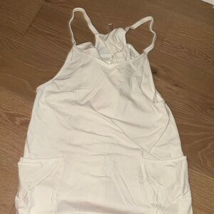 White free people movement hot shot mini dress
